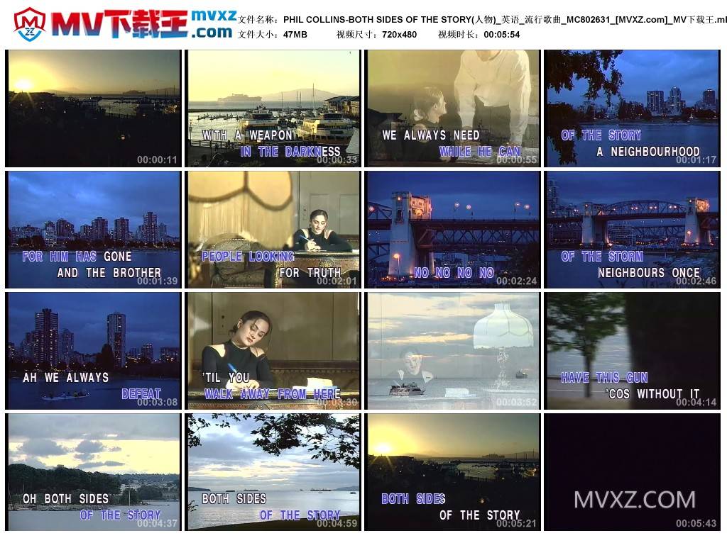 PHIL COLLINS-BOTH SIDES OF THE STORY(人物)_英语_流行歌曲_MC802631